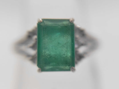 E0.98ct Diamond Plat 3.4g Ring 