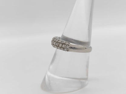 D1.00ct Pt900 4.2g Ring 