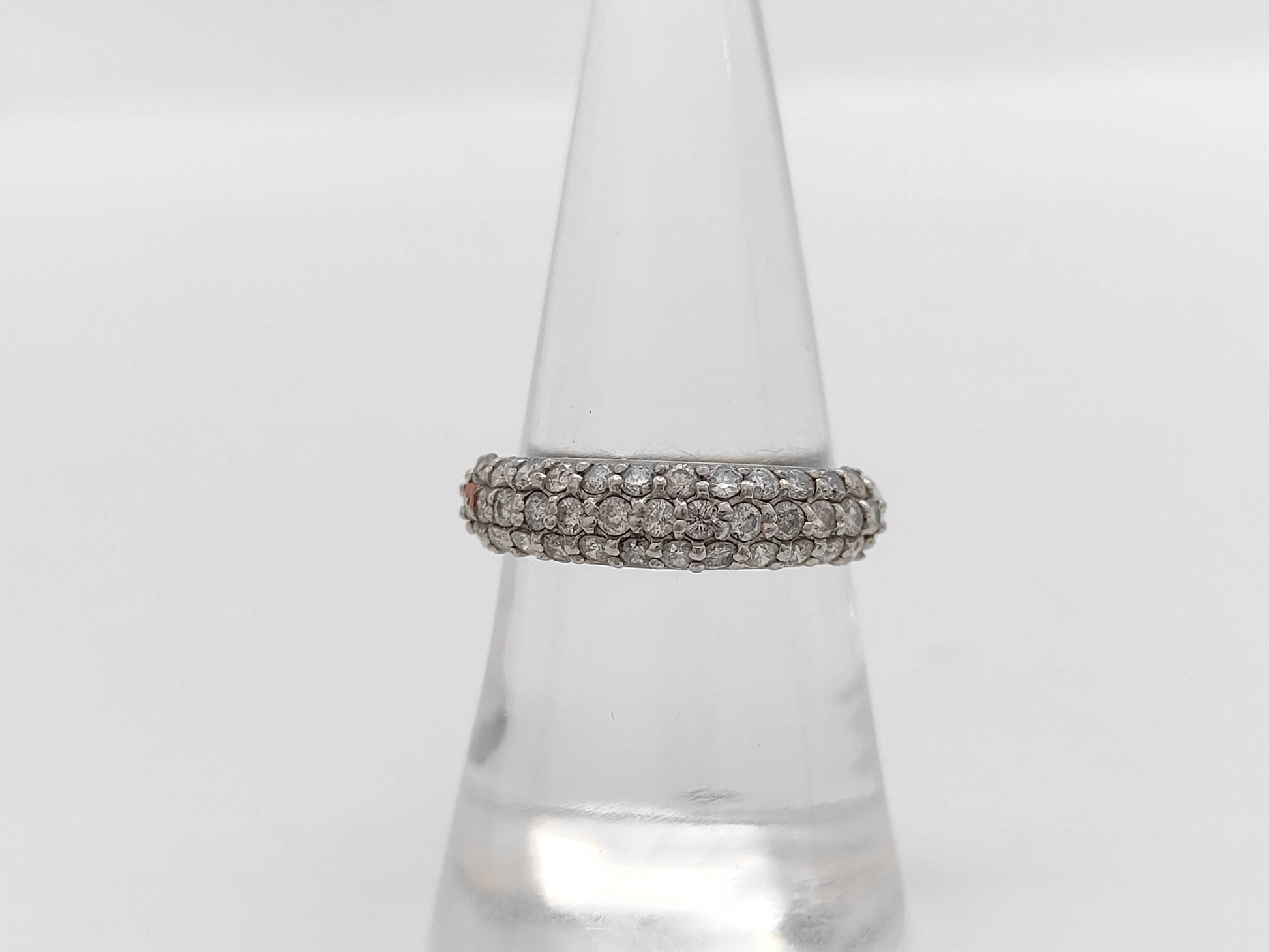 D1.00ct Pt900 4.2g Ring 