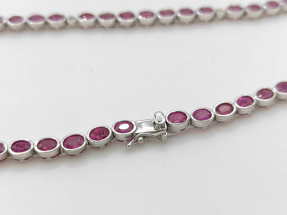 R17.70ct D0.50ct K18WG 29.2g Necklace 