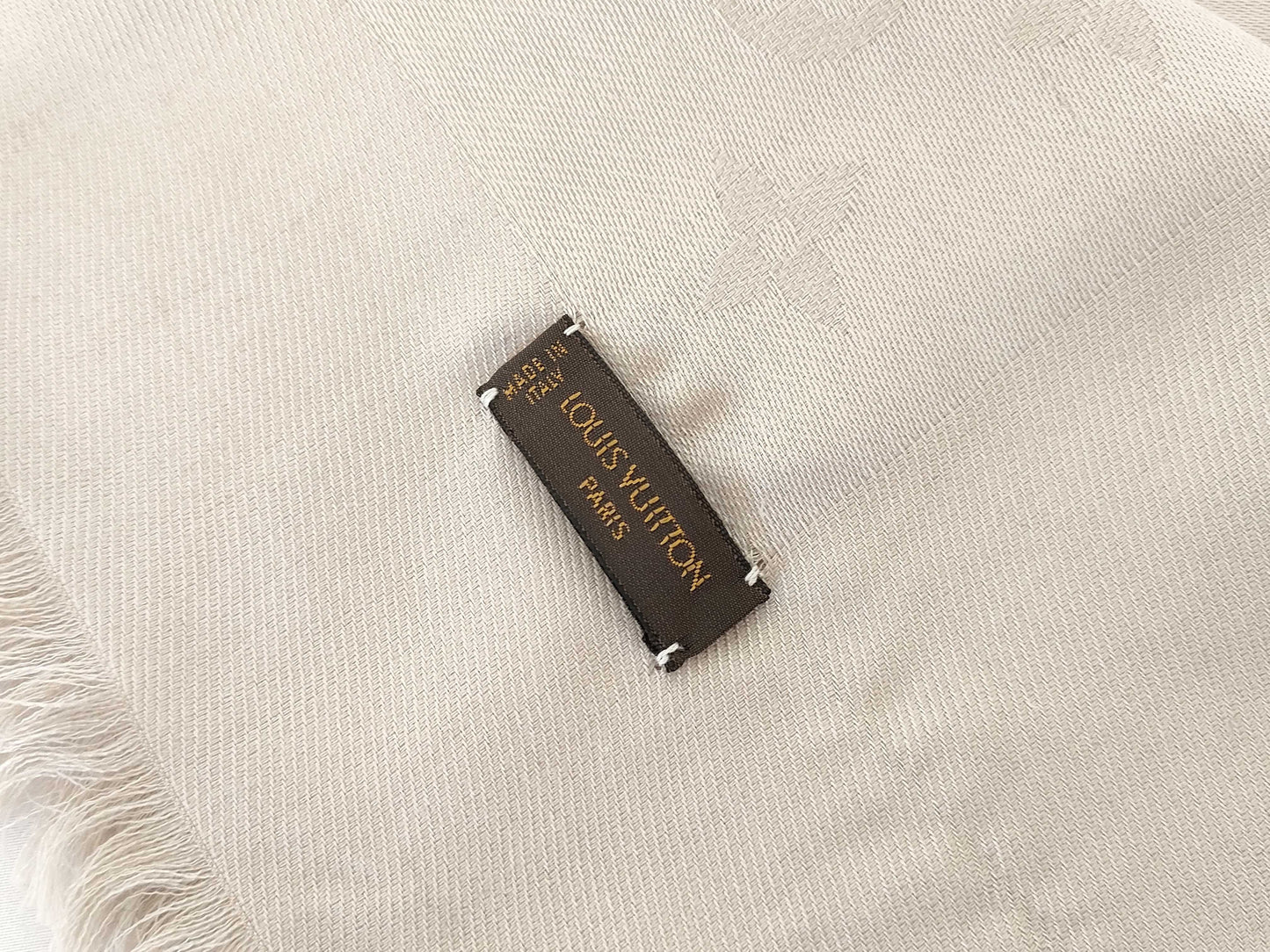 LOUIS VUITTON Monogram Louis Vuitton Scarf 140 Monogram Scarf with Tag