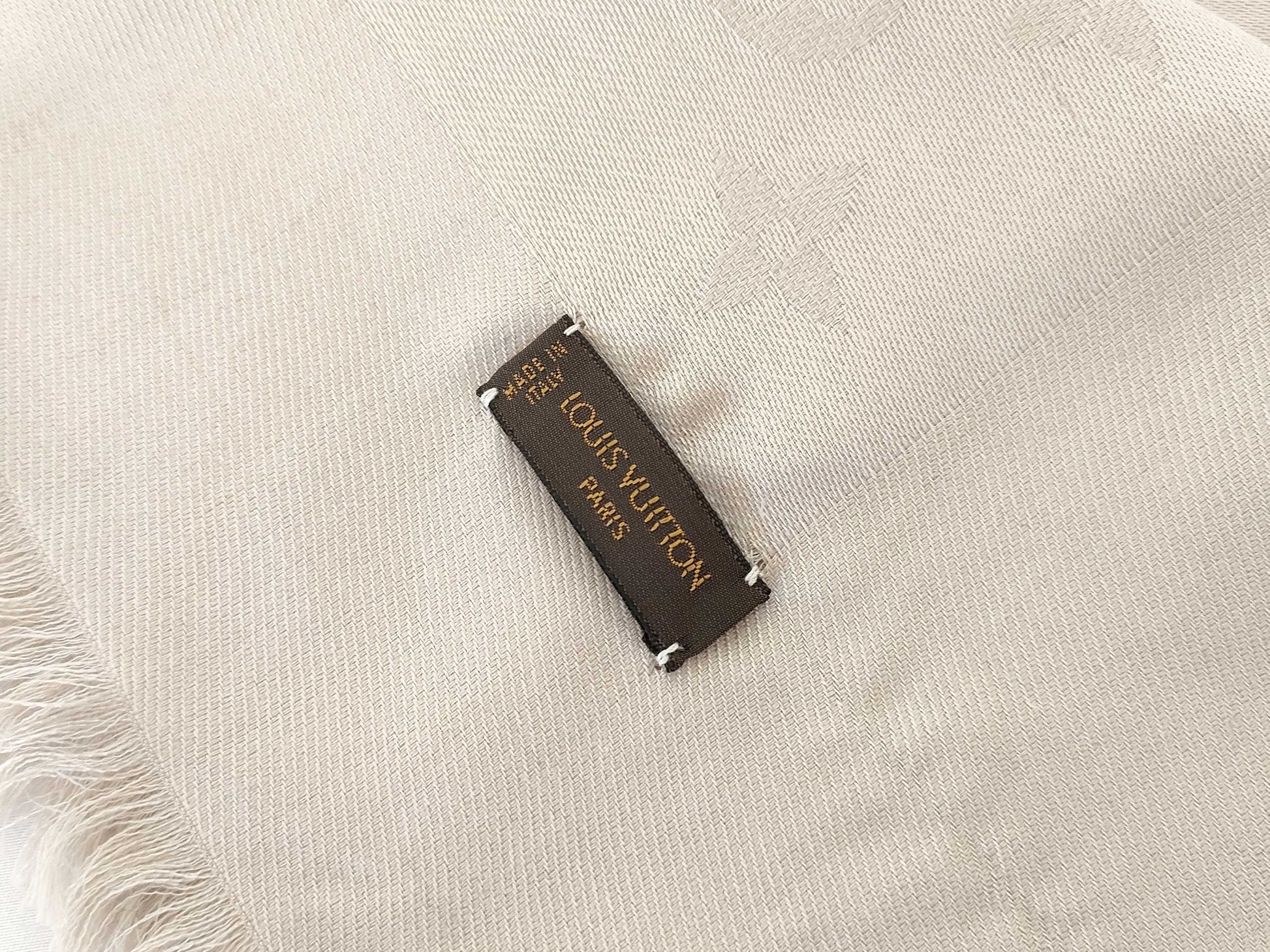 LOUIS VUITTON Monogram Louis Vuitton Scarf 140 Monogram Scarf with Tag