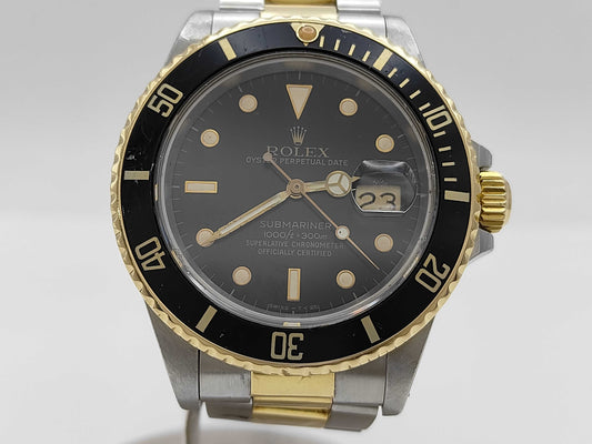 ROLEX 16803 9189567 Tritium Black Dial Oyster Bracelet Men's Watch