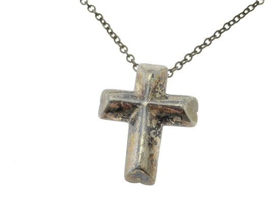 Tiffany & Co. Cross Motif Tiffany Tenderness Heart Cross Necklace