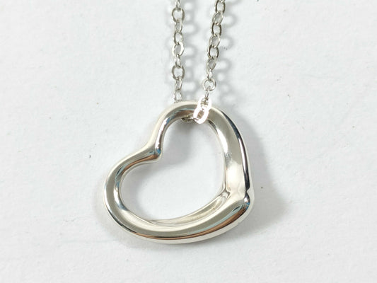 Tiffany & Co. Tiffany Necklace Open Heart Necklace