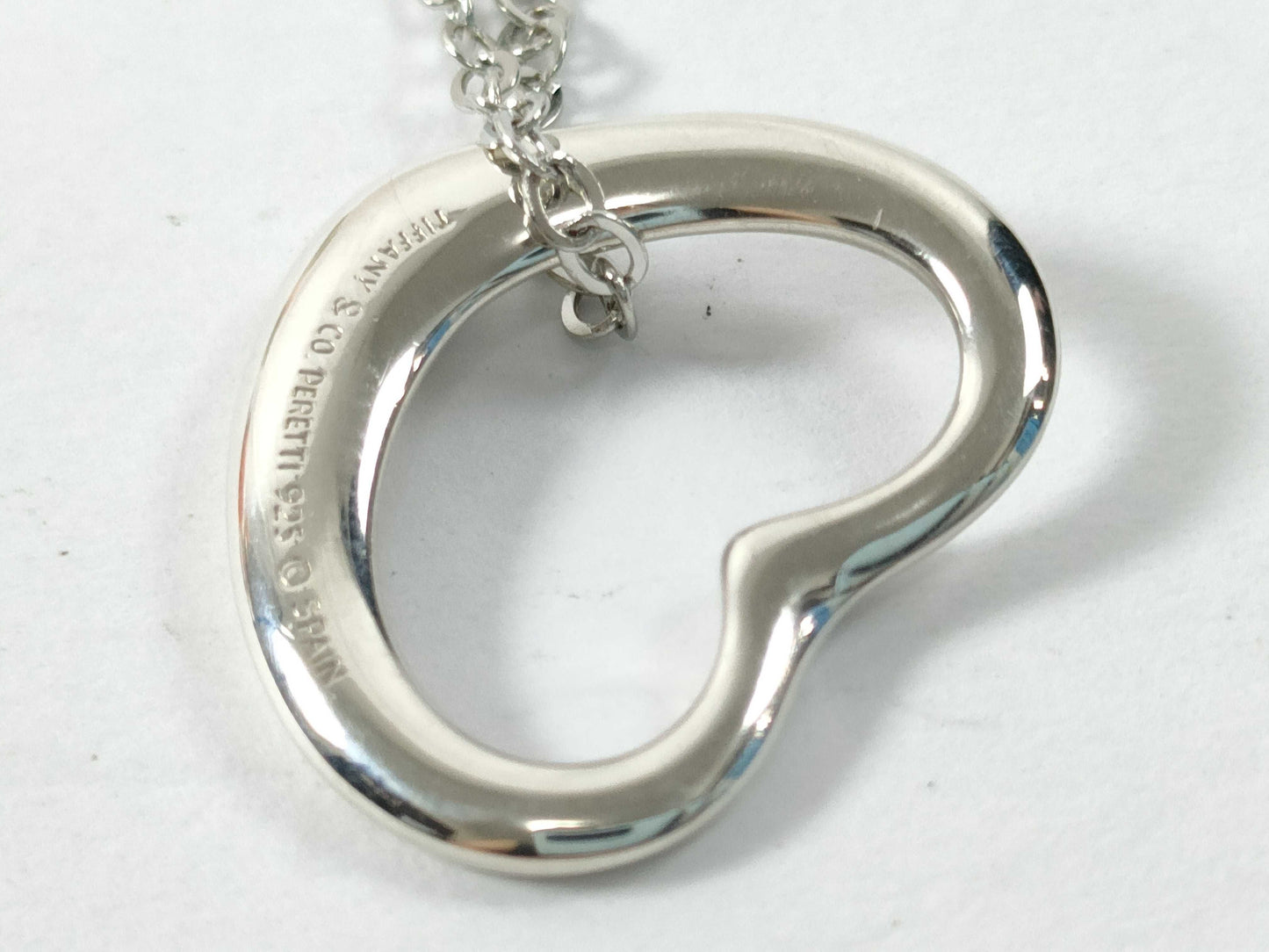 Tiffany & Co. Tiffany Necklace Open Heart Necklace