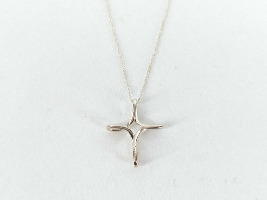 Tiffany & Co. Cross Motif Tiffany Infinity Cross Necklace