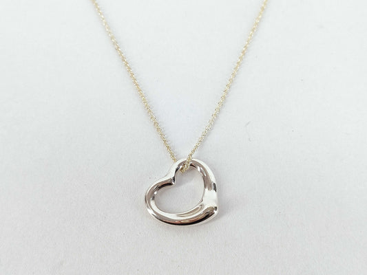 Tiffany & Co. Open Heart Tiffany Necklace Open Heart Large Necklace