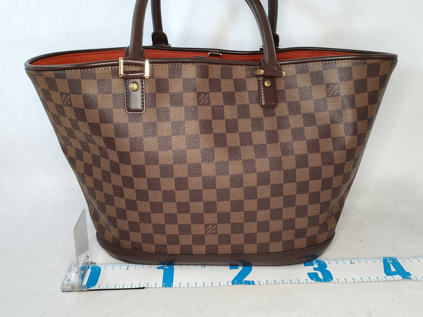 LOUIS VUITTON Damier LV Manosque Handbag