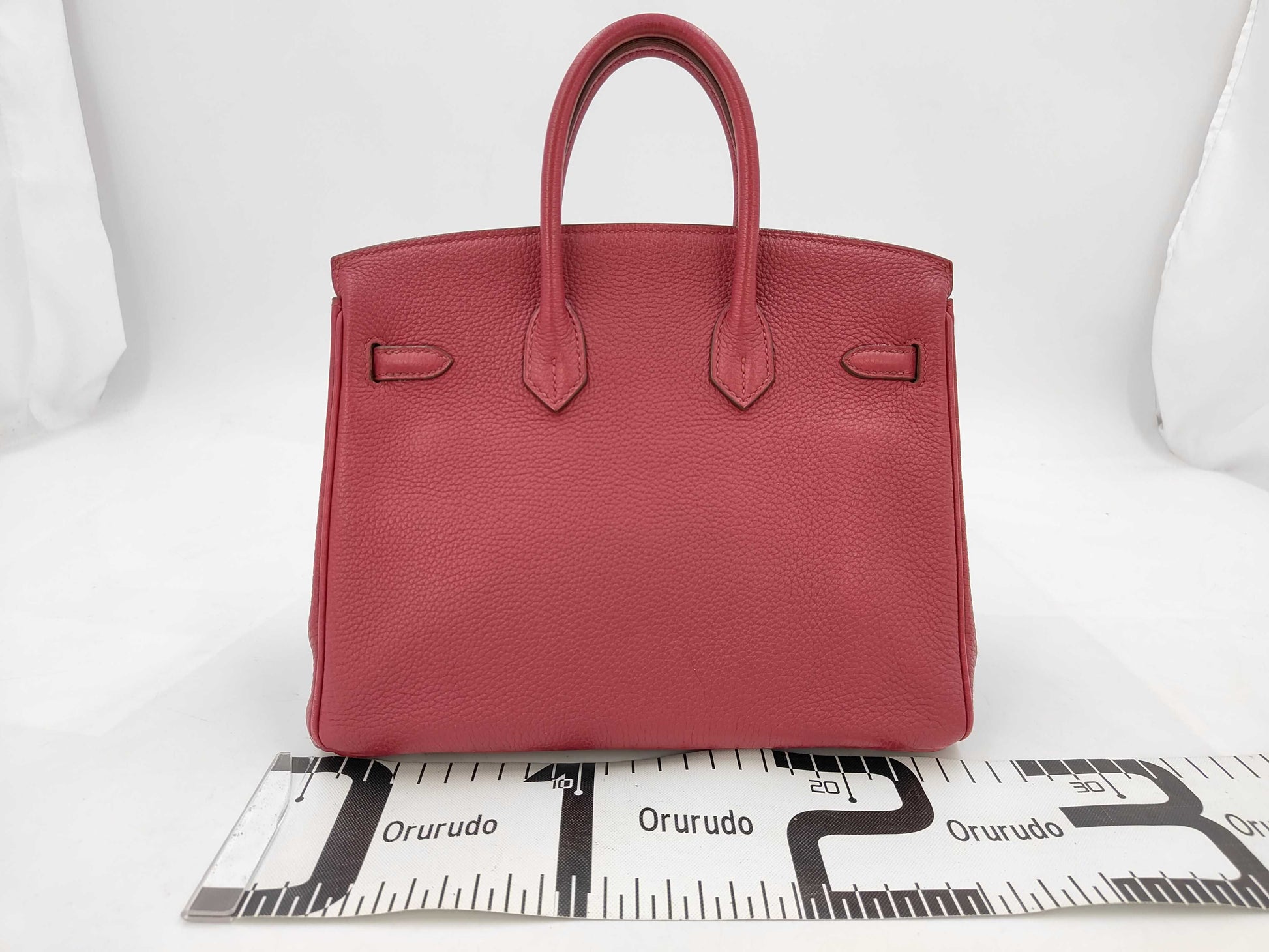HERMES Birkin 25 □N Stamp Togo Handbag