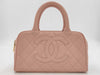 CHANEL Caviar Skin Chanel Tote Boston Bag