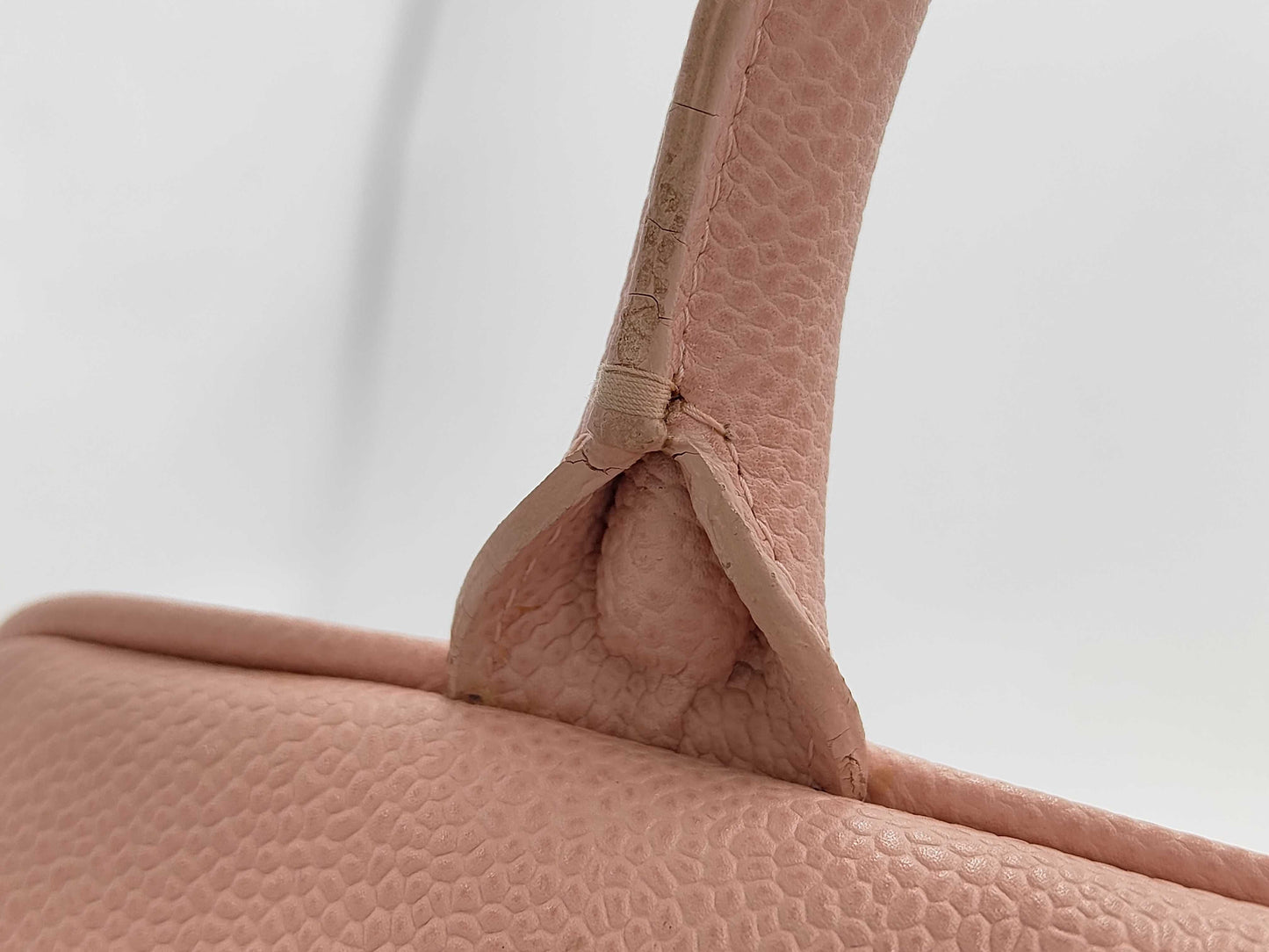 CHANEL Caviar Skin Chanel Tote Boston Bag