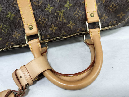 LOUIS VUITTON Monogram Louis Vuitton Keepall Bandouliere 60 Boston Bag