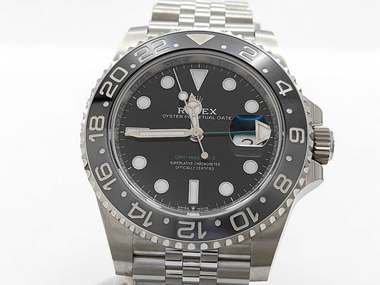 ROLEX 126710GRNR 22K068K1 Black Dial Jubilee Bracelet Men's Watch