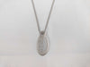 Tiffany & Co. Tiffany Return to Oval Necklace, Silver, Ball Chain, Non-Original Chain Necklace