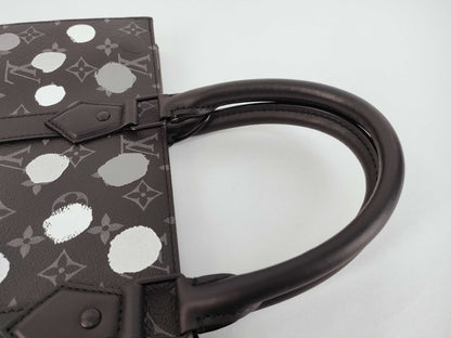 LOUIS VUITTON Monogram Louis Vuitton x Yayoi Kusama YK M46404 Monogram Eclipse Sac Plat Tote Bag
