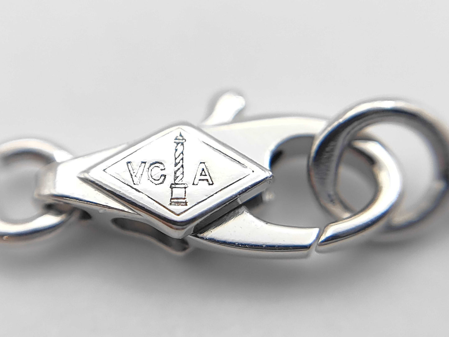 Van Cleef & Arpels Sweet Alhambra Diamond Bracelet in 750 White Gold, 7.8g 