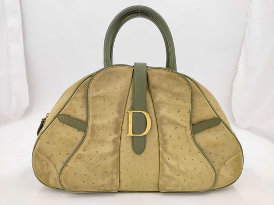 Dior Ostrich Handbag