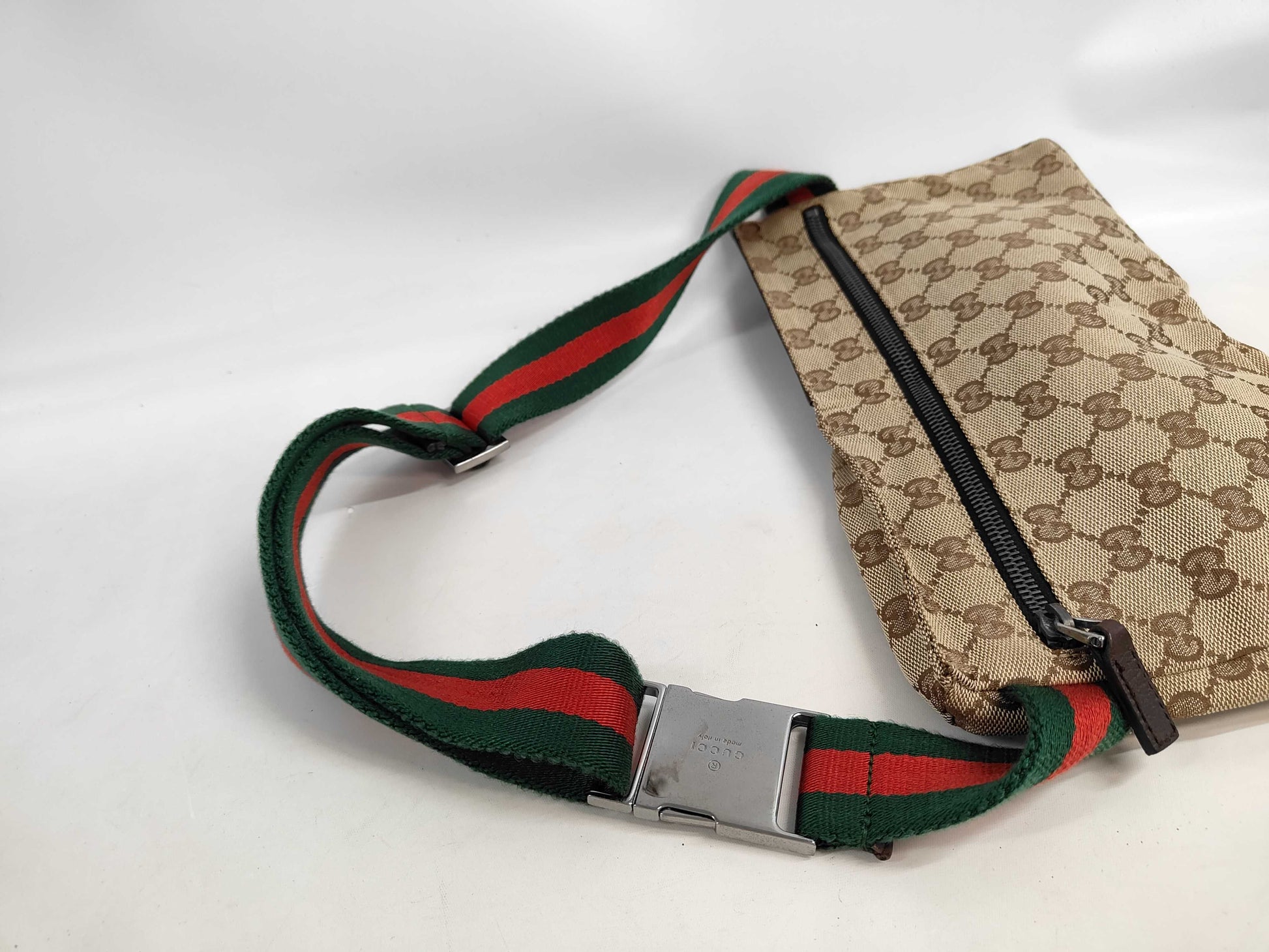 GUCCI GUCCI Waist Bag GG Canvas Beige 28566 Waist Bag