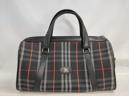 Burberrys Mini Boston Bag in Nova Check