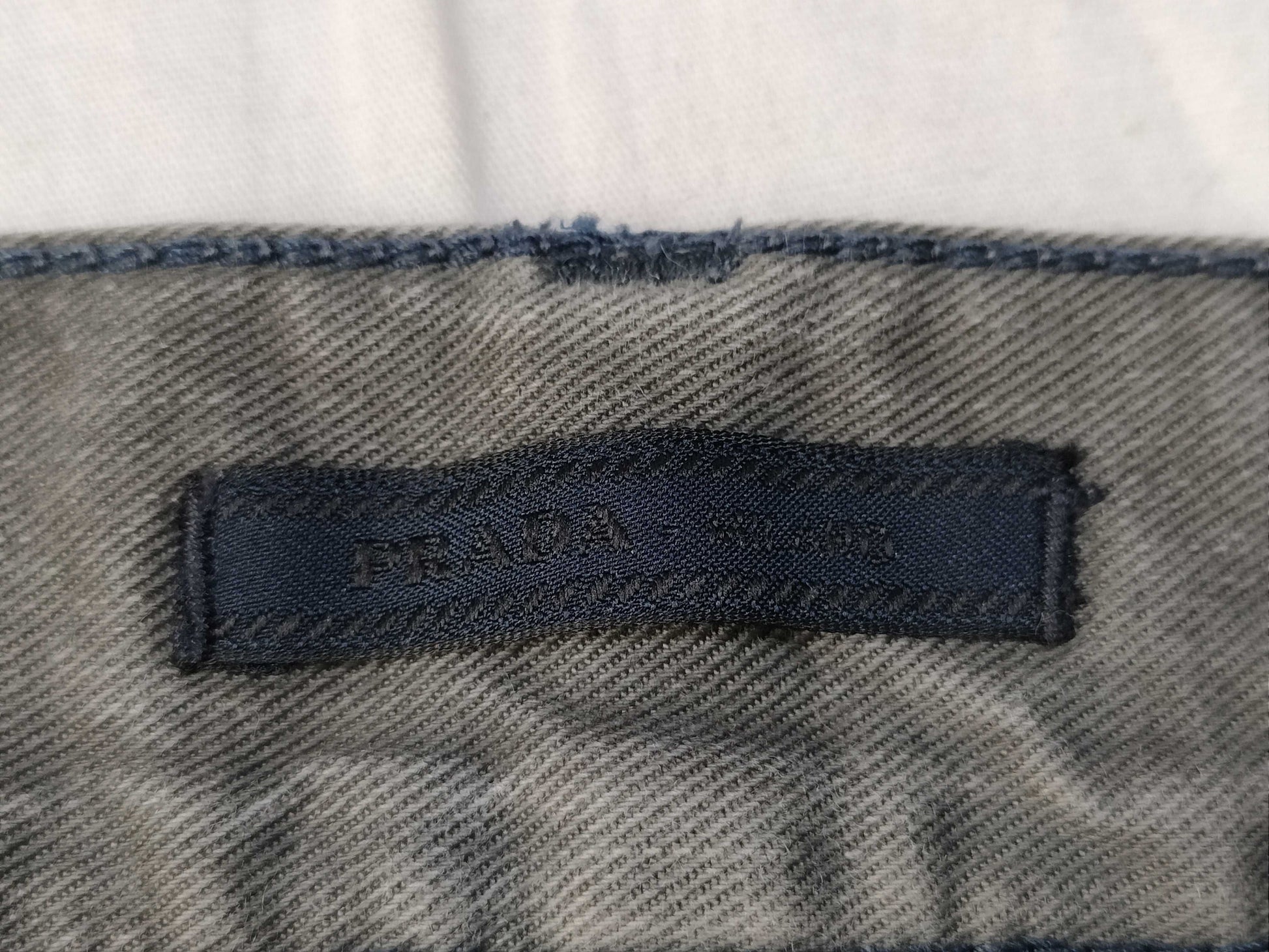 PRADA PRADA denim pants gray size 33 pants