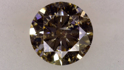 0.551ct UNDER S) LIGHT BROWN SI-2 VERY GOOD/GD/GD FAINT NATURAL 5.34-5.37X3.12mm Loose Diamond