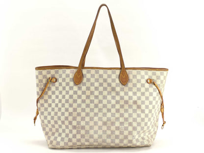 LOUIS VUITTON Damier Azur Neverfull GM Tote Bag N51108 FL0023