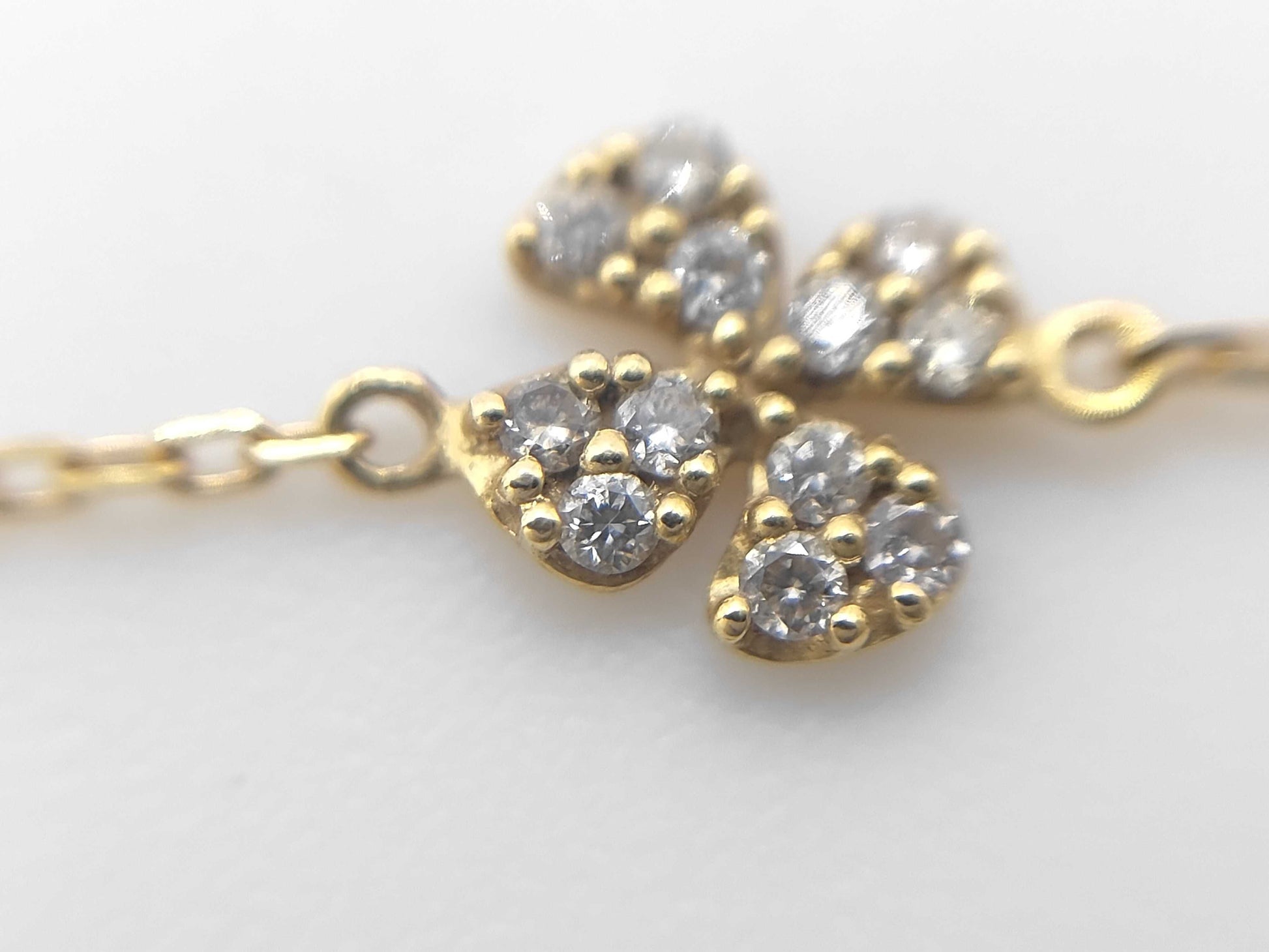 agete D0.05ct K18 0.7g Bracelet/Bangle 