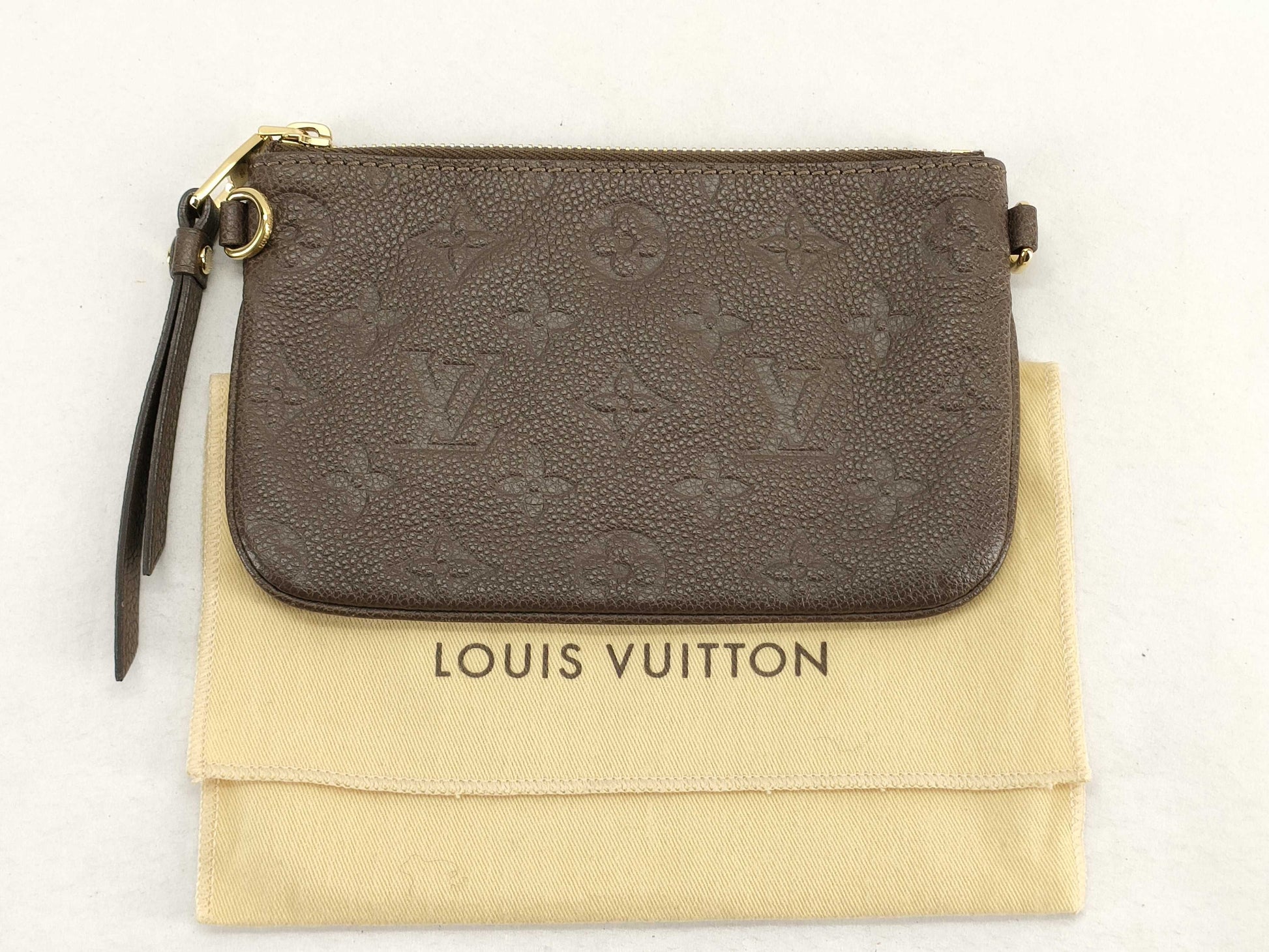 LOUIS VUITTON Monogram Empreinte Pouch Louis Vuitton Monogram Empreinte Pouch