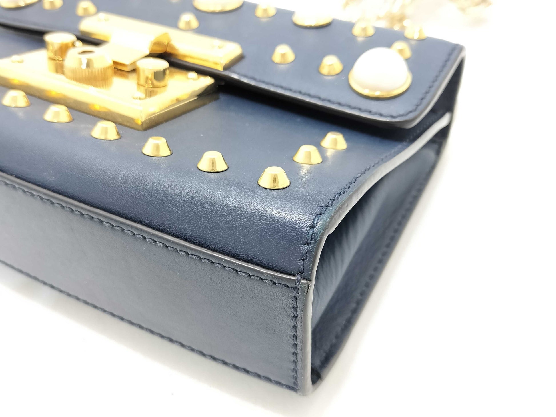 GUCCI GUCCI Padlock Stud Chain Shoulder Bag Shoulder Bag