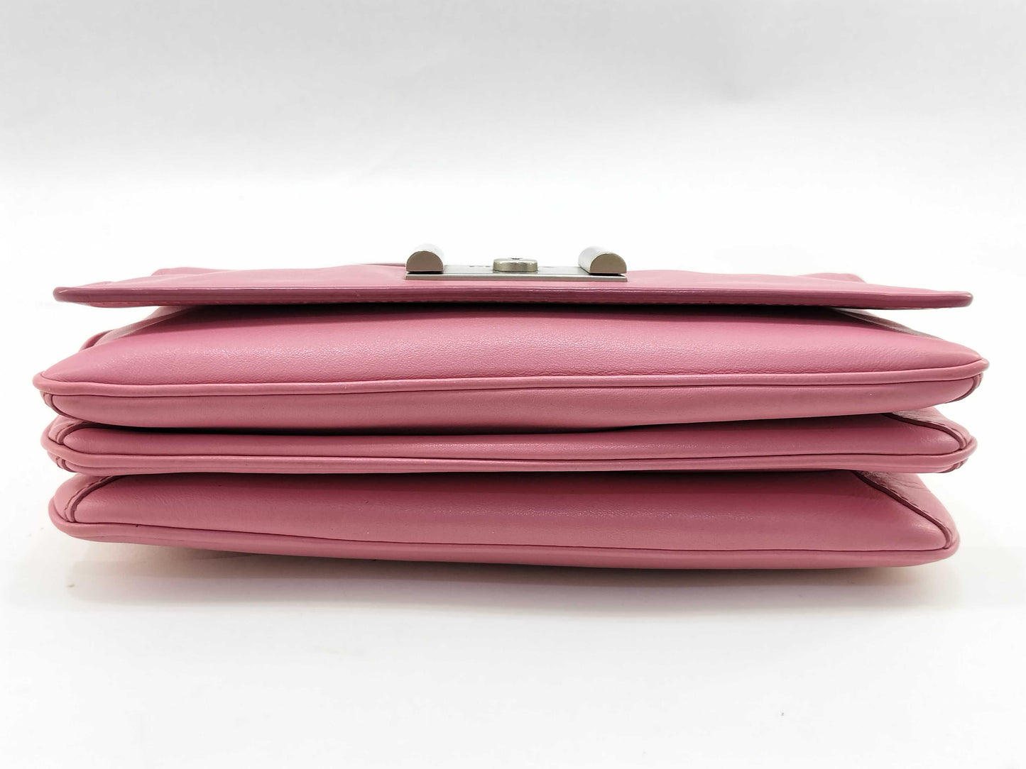 PRADA PRADA Prada Leather Chain Shoulder Bag Pink Shoulder Bag