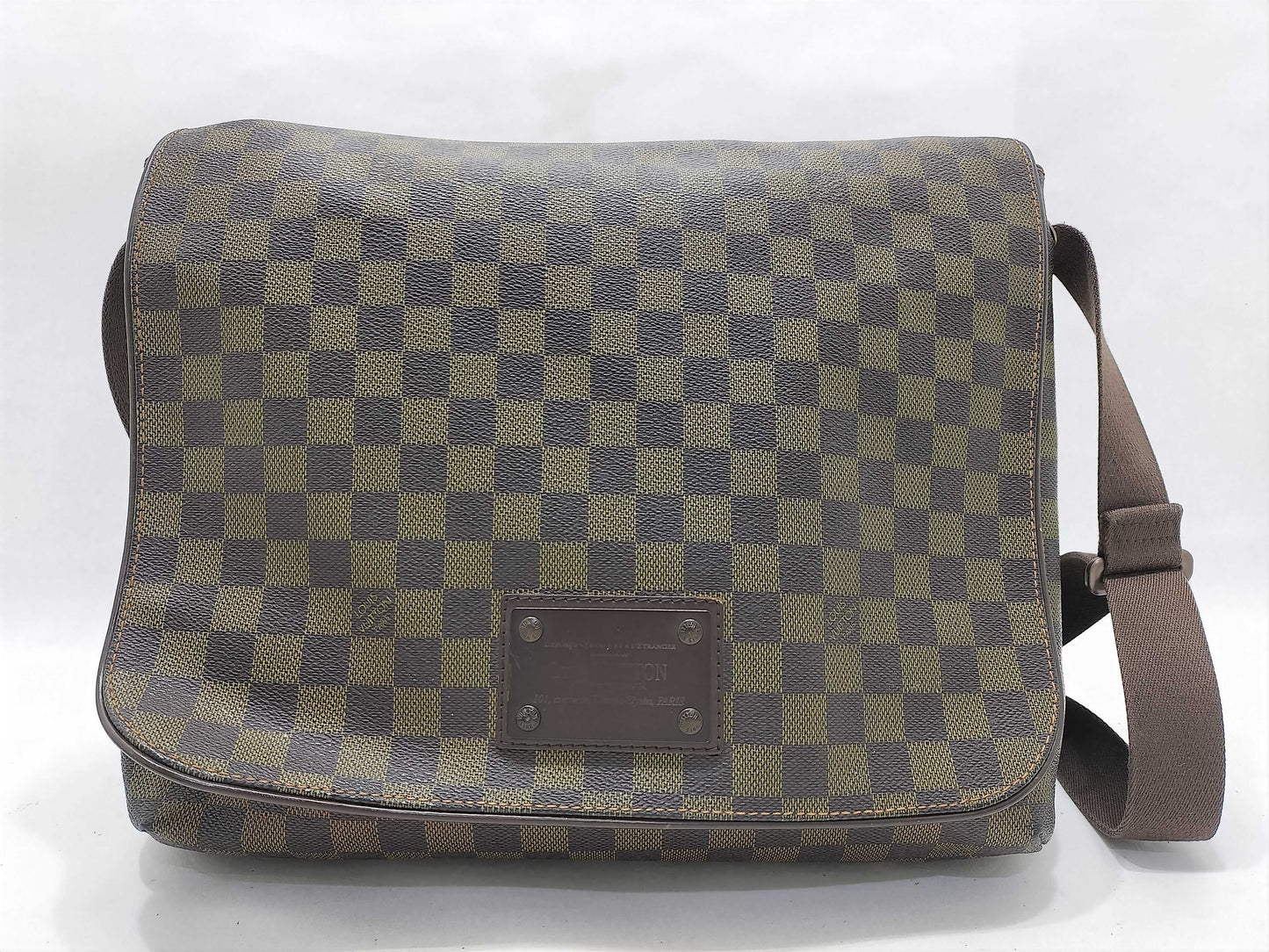 LOUIS VUITTON Damier Brooklyn Shoulder Bag Messenger Bag Ebene Shoulder Bag