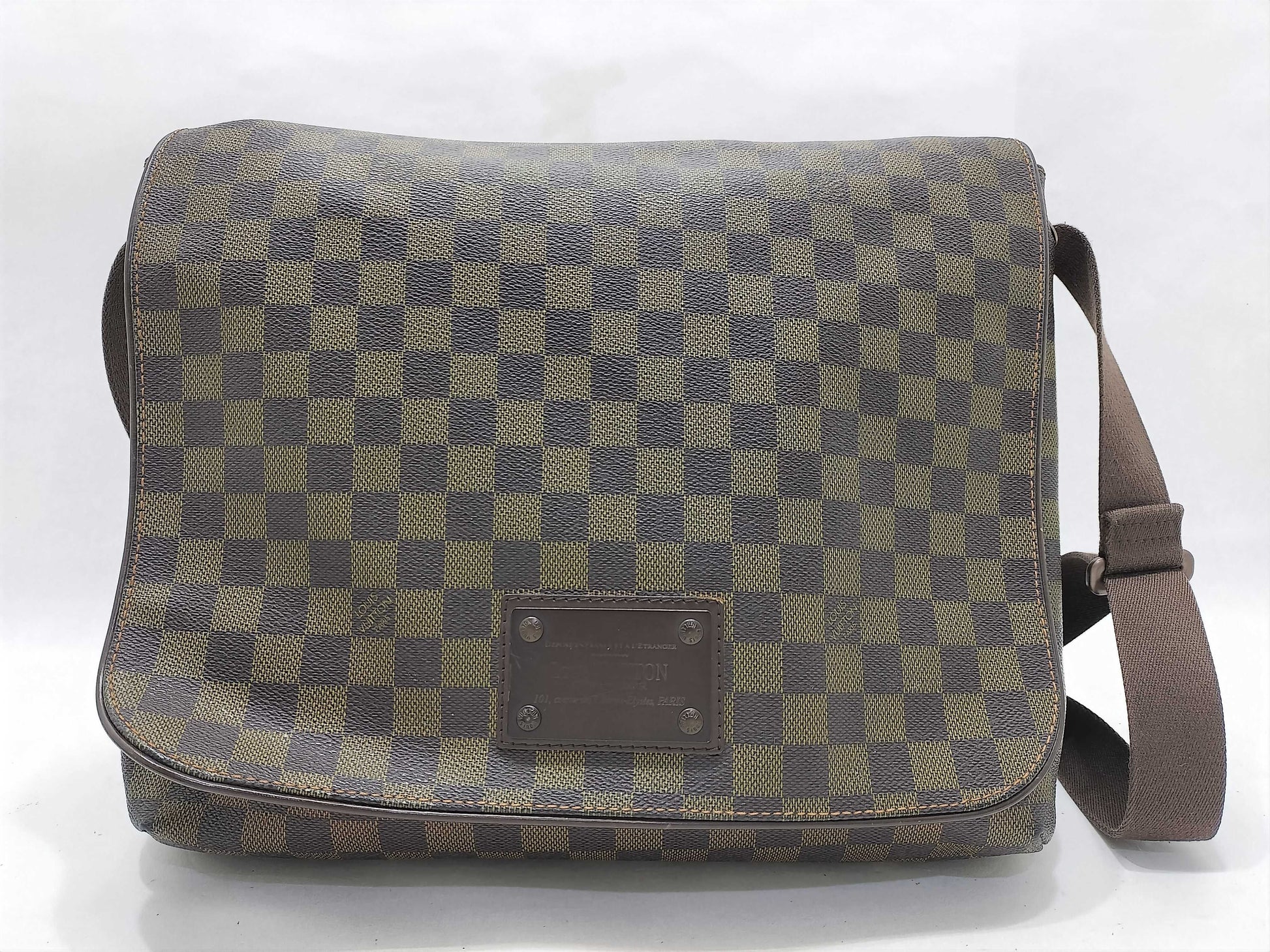 LOUIS VUITTON Damier Brooklyn Shoulder Bag Messenger Bag Ebene Shoulder Bag
