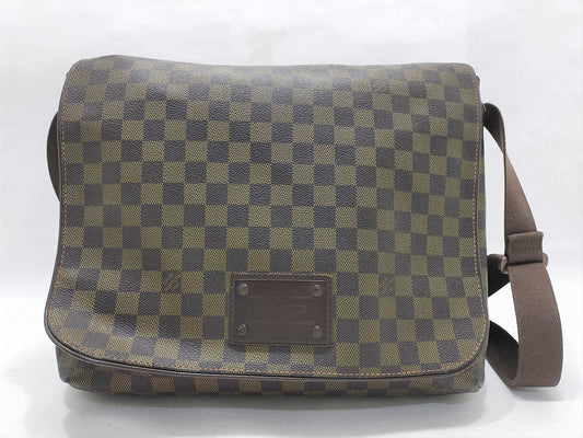 LOUIS VUITTON Damier Brooklyn Shoulder Bag Messenger Bag Ebene Shoulder Bag
