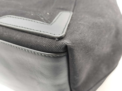 BALENCIAGA Cabas L Tote Bag with Pouch, Black, 339936