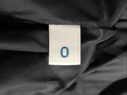 MONCLER TALEV #0 Black Down Coat with Leather