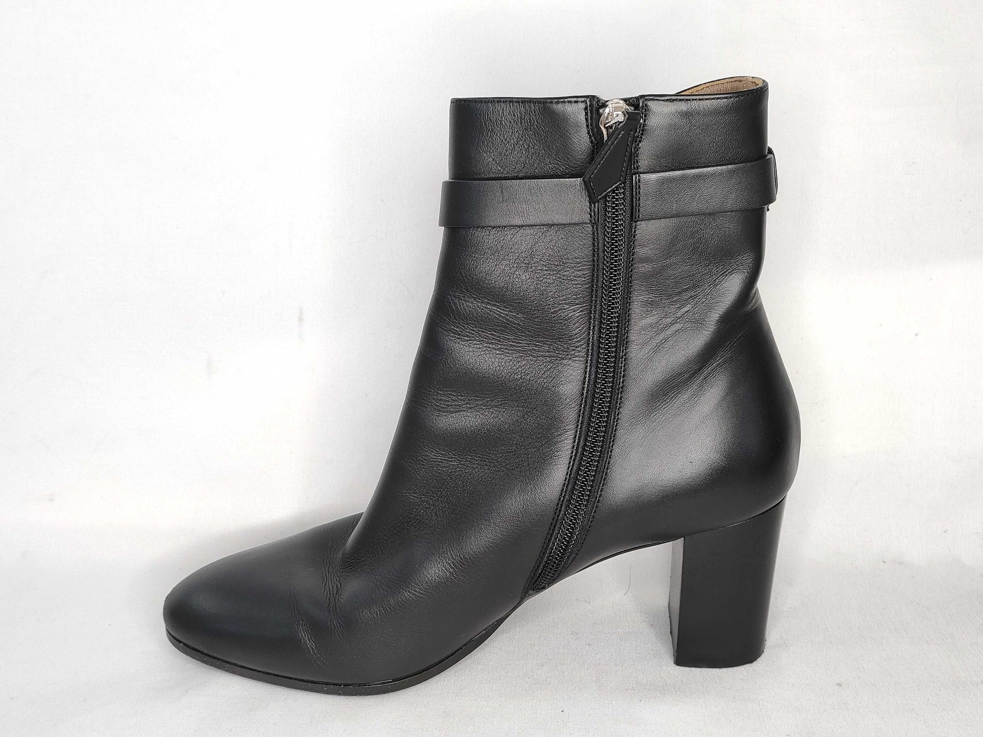 HERMES Kelly Boots Black Size 37.5 Other Shoes