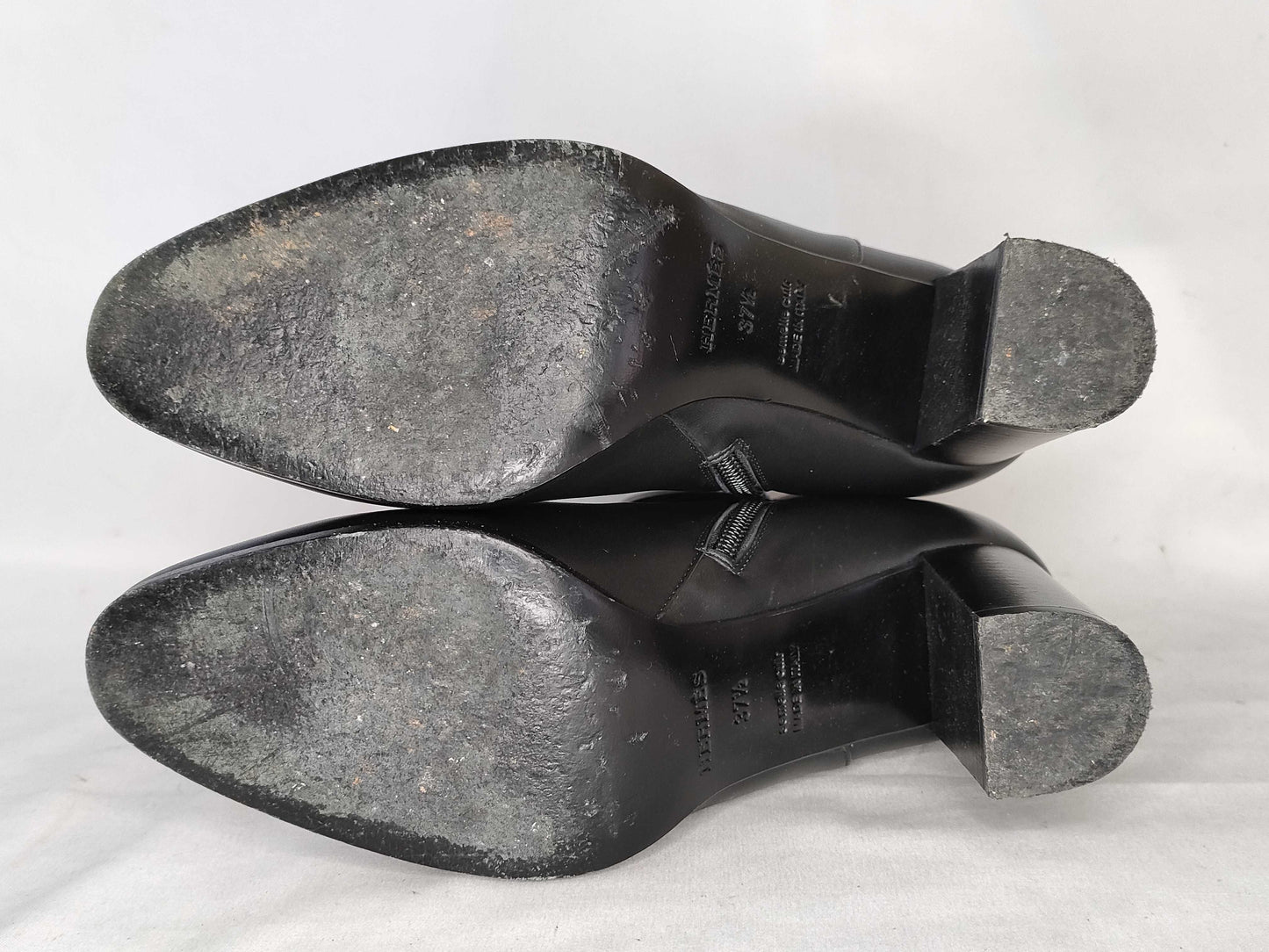 HERMES Kelly Boots Black Size 37.5 Other Shoes