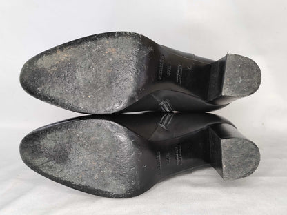 HERMES Kelly Boots Black Size 37.5 Other Shoes