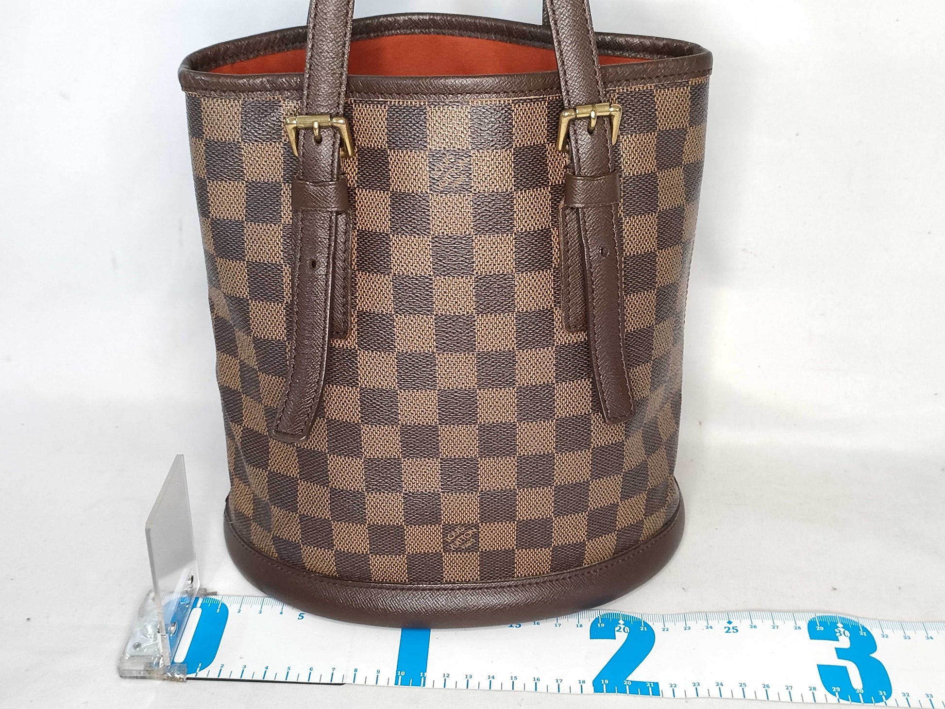 LOUIS VUITTON Damier Ebene Mare Bucket PM Tote Bag N42240