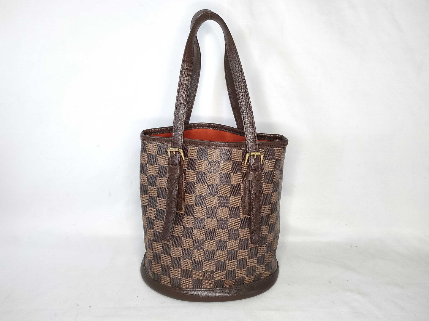 LOUIS VUITTON Damier Ebene Mare Bucket PM Tote Bag N42240