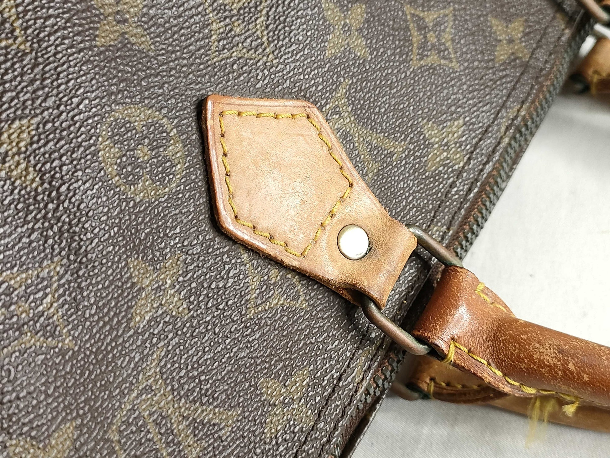 LOUIS VUITTON Monogram Speedy 35 Handbag M41524