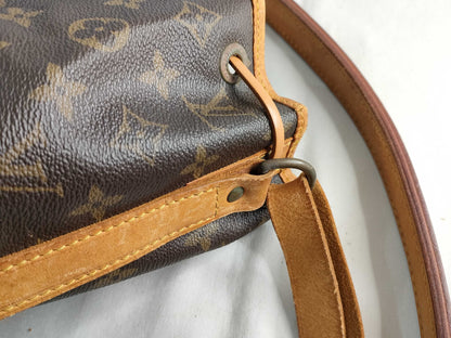 LOUIS VUITTON Monogram Drawstring Shoulder Bag Petit Noe M42226 Shoulder Bag