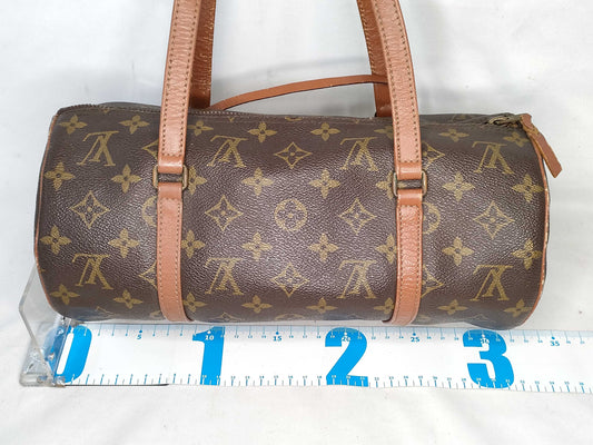 LOUIS VUITTON Monogram Papillon 30 Handbag with Pouch 