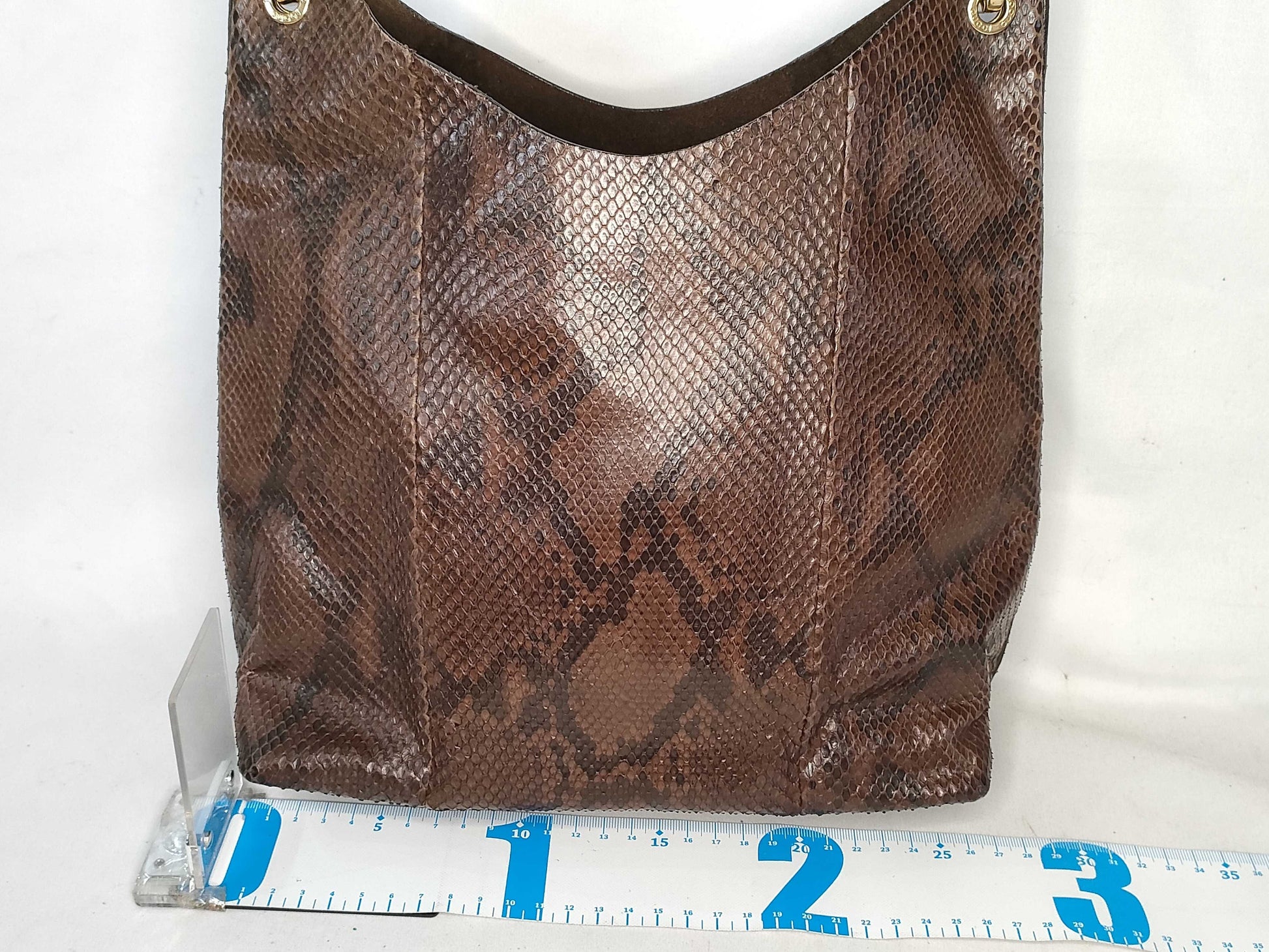 GUCCI Bamboo GUCCI Gucci Bamboo Shoulder Bag Python Shoulder Bag