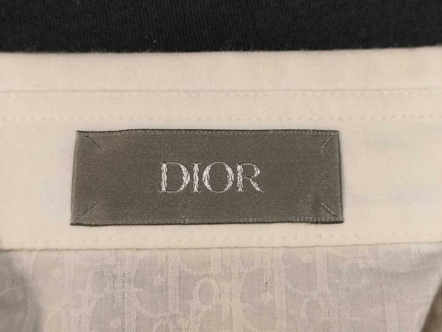 Dior Christian Dior Oblique Pattern Men's Shirt