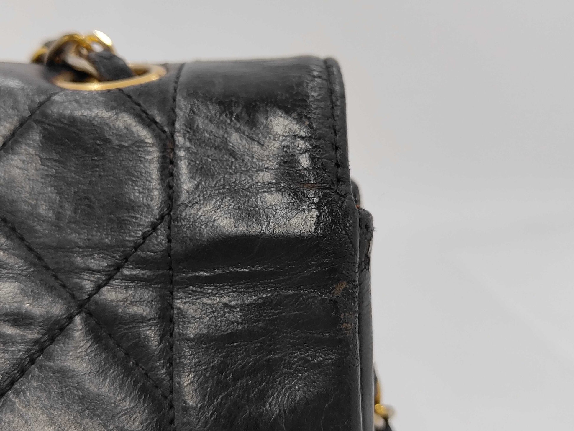 CHANEL Matelasse Lambskin Single Flap Single Chain Bag with Diana Flap, Black with Gold Hardware, 2808432, No. 2 Shoulder Bag