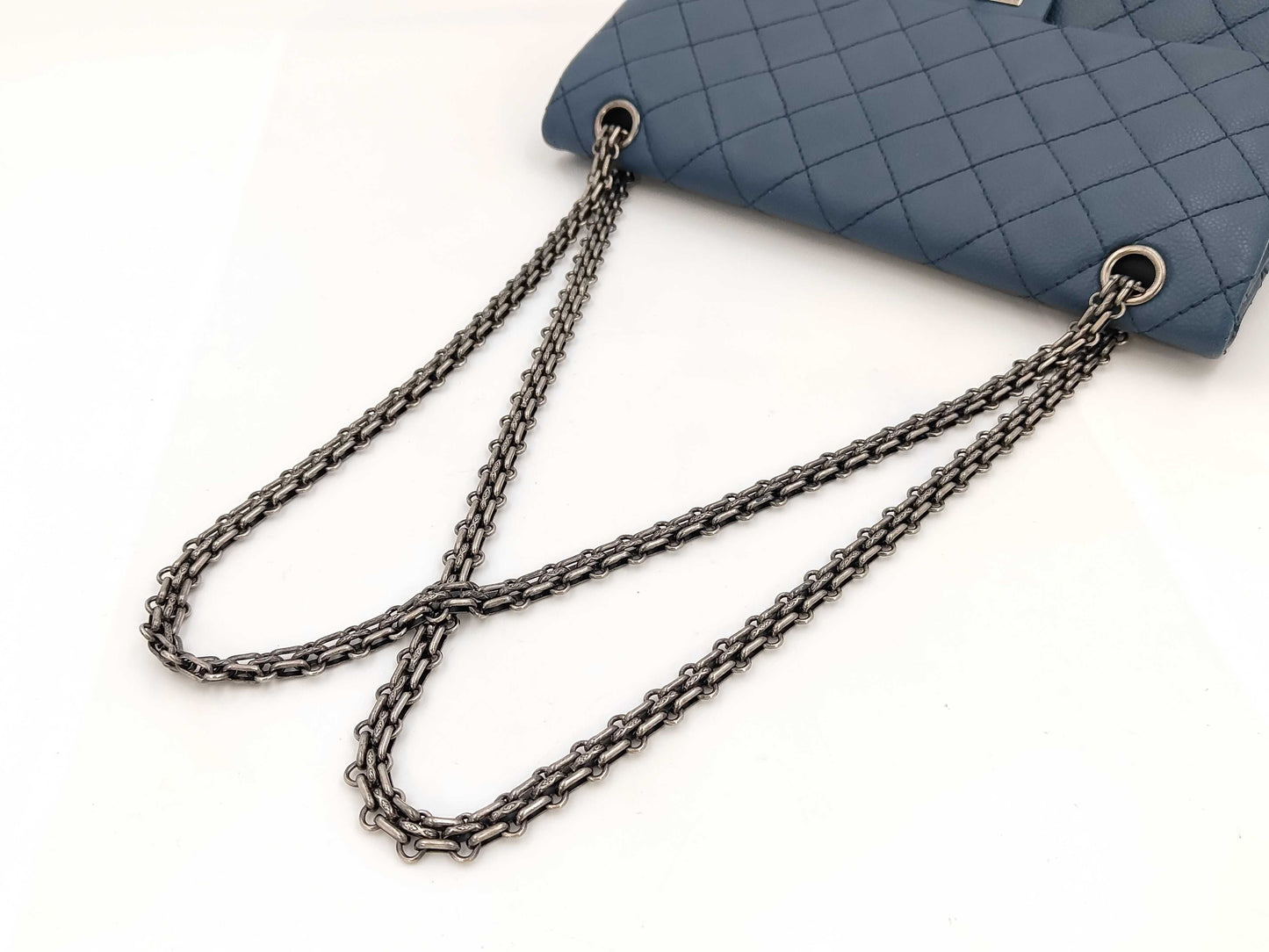 CHANEL Caviar Skin CHANEL 2.55 Caviar Skin Matelasse Shoulder Bag