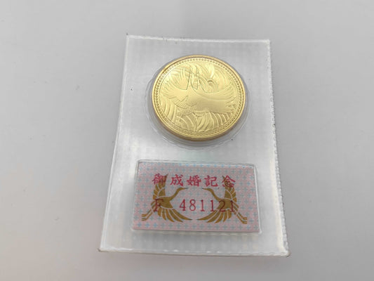 50,000 Yen Wedding Gold Coin, 24K Gold, 18.0g, Other Small Items 