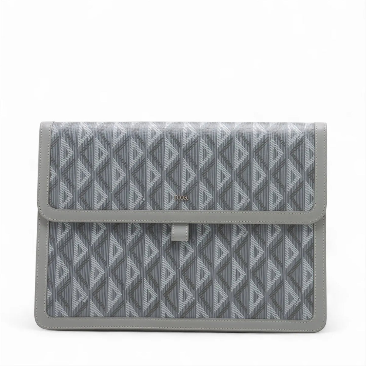 Dior CD Diamond PVC x Leather Second Bag with Box and Bag